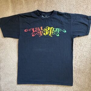 Hawaiian‎ Island Black T Shirt Mens Colorful Graphic Print Short Sleeve medium